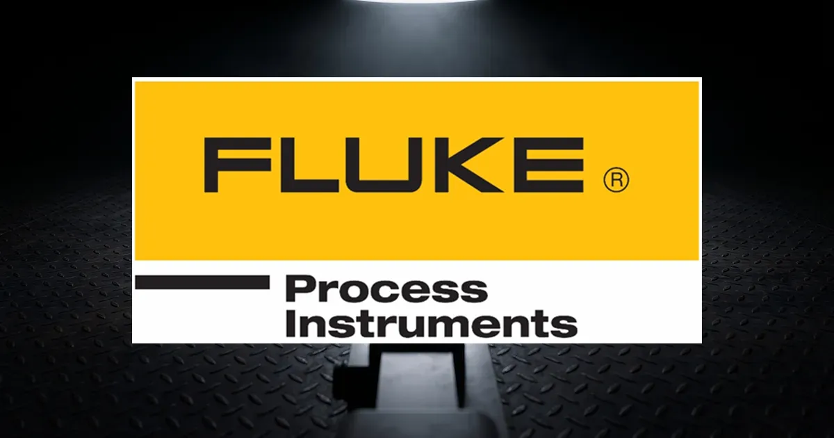 Syn-Fab Partner Product: Fluke Process Instruments logo on black diamond plate