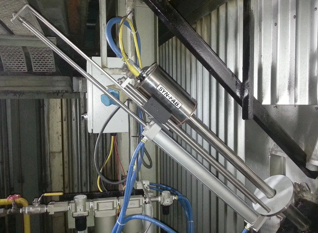 Syn-Fab SF12-PIII camera system fully retracted during a field installation.